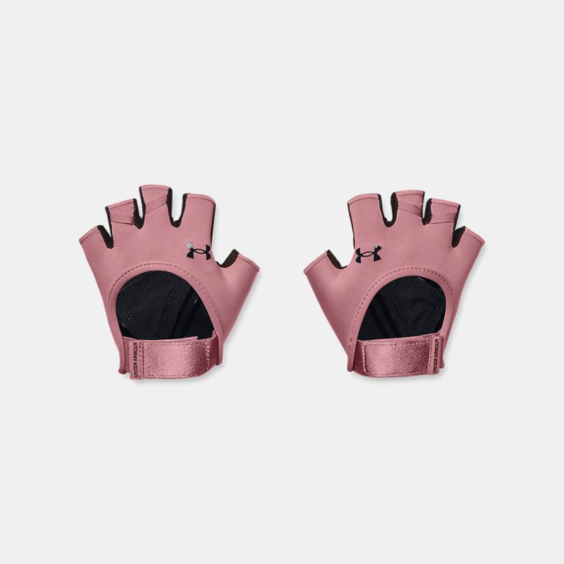 Women's Under Armour Training Gloves Pink Elixir / Black / Black XL